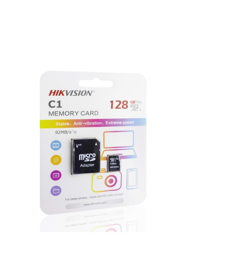 HIKVISION/128G MICROSDHC/128G/CLASS 10 AND UHS-1/TLC MICRO SD HAFIZA KARTI HIKVISION/128G MICROSDHC/128G/CLASS 10 AND UHS-1/TLC MICRO SD HAFIZA KARTI