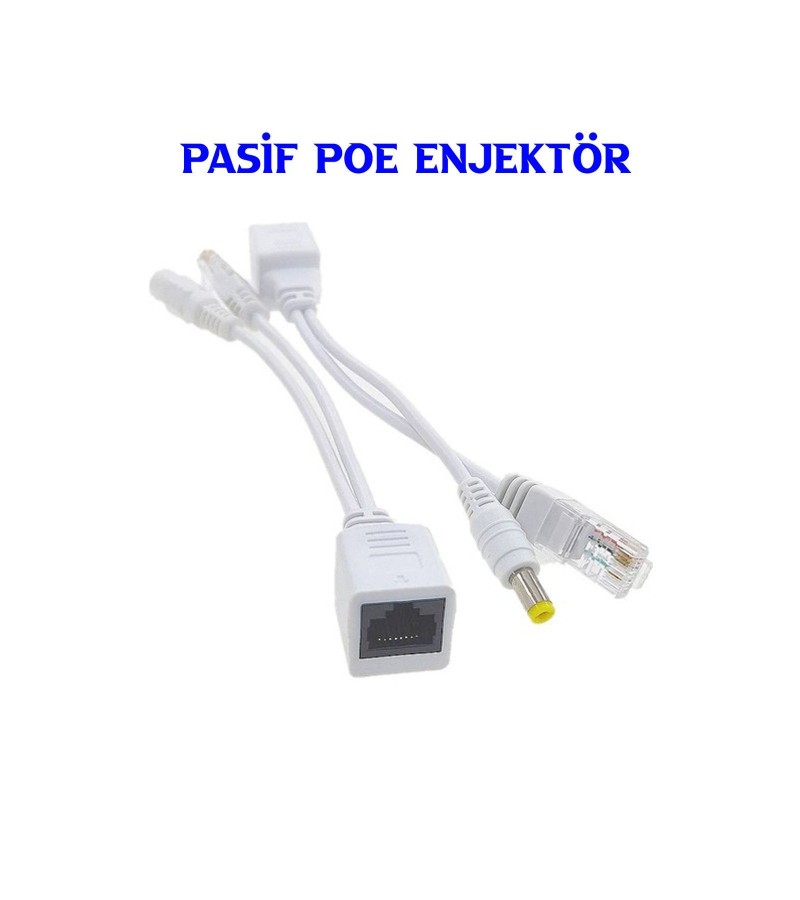 Pasif Ip Kamera Poe Enjektör Poe Splitter Çifti Poesiz Kamera Kullanımı Için Pasif Ip Kamera Poe Enjektör Poe Splitter Çifti Poesiz Kamera Kullanımı Için