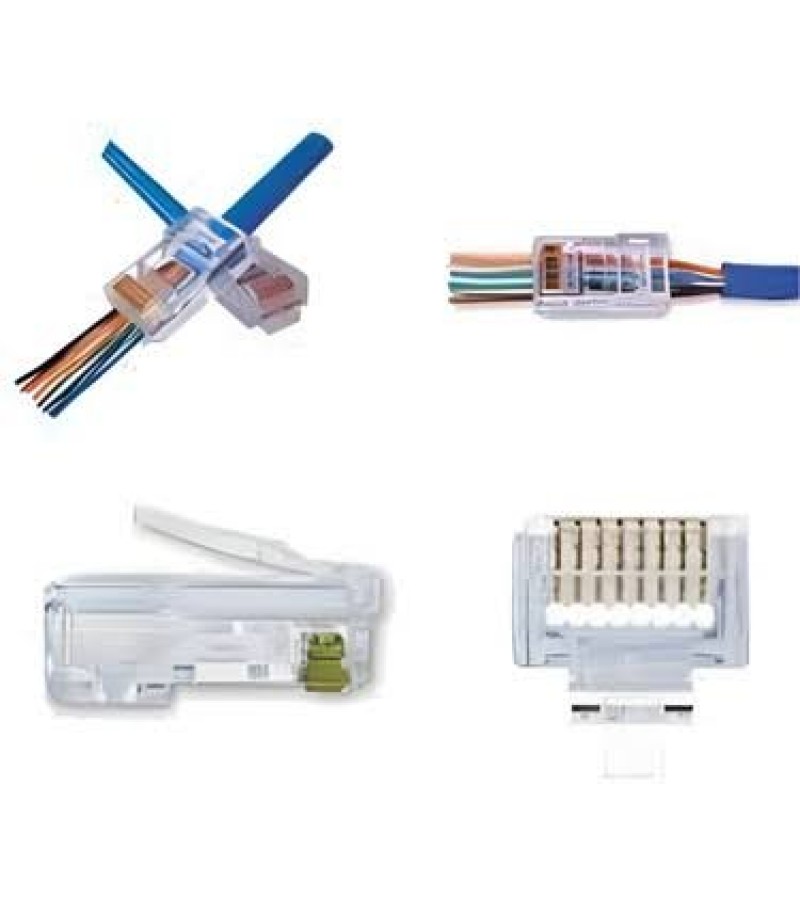 RJ45T 8P/8C DELİKLİ YENİ NESİL CAT6 RJ45 KONNEKTÖR RJ45T 8P/8C DELİKLİ YENİ NESİL CAT6 RJ45 KONNEKTÖR