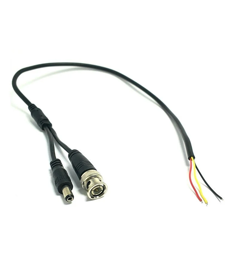 BNC POWER JACKLI KABLO SİYAH BNC POWER JACKLI KABLO SİYAH