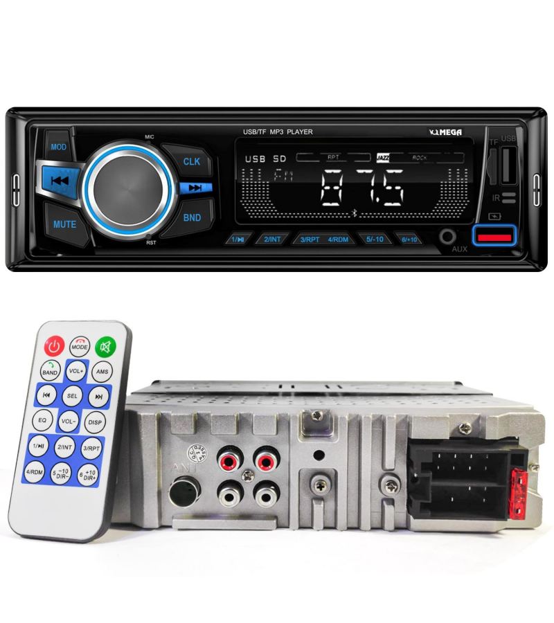 MEGA VM-410 Oto Teyp 4X60 Watt Bluetooth 2xUsb Sd Fm Aux MEGA VM-410 Oto Teyp 4X60 Watt Bluetooth 2xUsb Sd Fm Aux