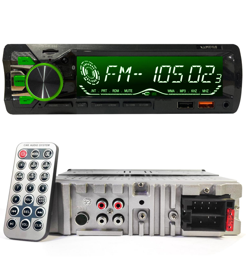 MEGA VM-946 Oto Teyp 4X60 Watt Bluetooth Büyük Ekran 2xUsb Sd Fm Aux 7 Renk MEGA VM-946 Oto Teyp 4X60 Watt Bluetooth Büyük Ekran 2xUsb Sd Fm Aux 7 Renk
