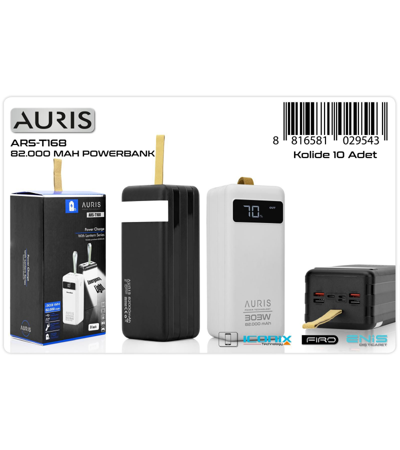 ARS-168 82.000 mAh Powerbank ARS-168 82.000 mAh Powerbank