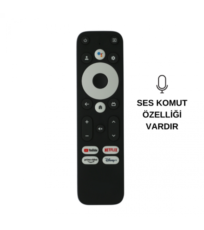 ML8000 Next Start 4K Android Tv Box Kumanda - Ses Komutlu ML8000 Next Start 4K Android Tv Box Kumanda - Ses Komutlu