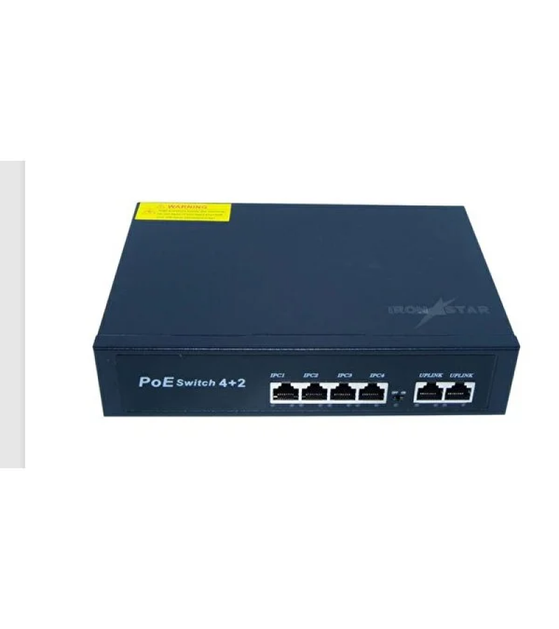 IRONSTAR 4+2 PORT 10/100 POE SWİTCH IRONSTAR 4+2 PORT 10/100 POE SWİTCH
