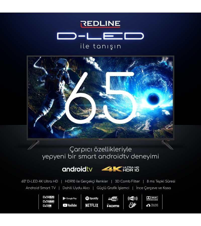 REDLINE 65 INC Android Televizyon REDLINE 65 INC Android Televizyon