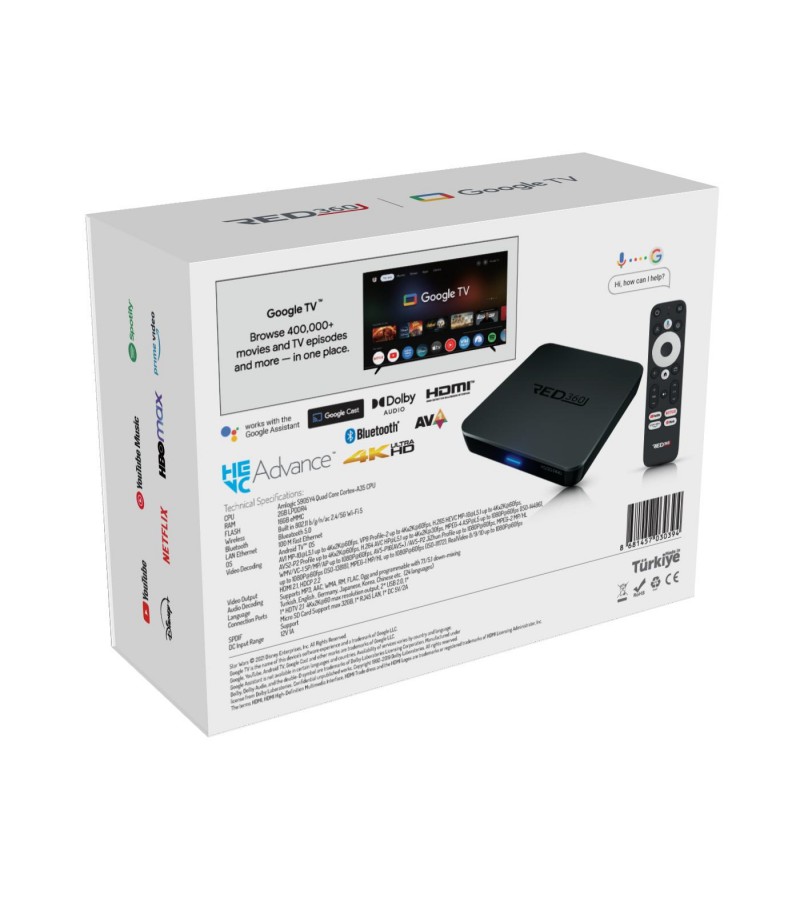 RED360 X100 Pro GoogleTV RED360 X100 Pro GoogleTV